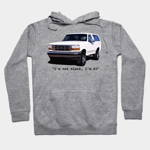 OJ Simpson Bronco Hoodie by CharlieCreator